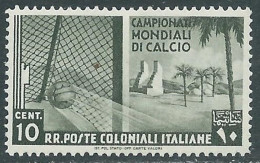 1934 EMISSIONI GENERALI MONDIALI DI CALCIO 10 CENT MNH ** - RA21-7 - Algemene Uitgaven