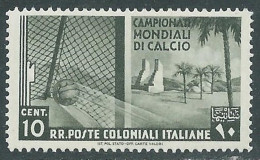 1934 EMISSIONI GENERALI MONDIALI DI CALCIO 10 CENT MNH ** - RA21-4 - General Issues