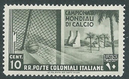 1934 EMISSIONI GENERALI MONDIALI DI CALCIO 10 CENT MNH ** - RA21-2 - Algemene Uitgaven