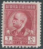 1939 AFRICA ITALIANA MARCA DA BOLLO 50 CENT MNH ** - RA28-5 - Africa Orientale Italiana