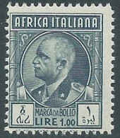 1939 AFRICA ITALIANA MARCA DA BOLLO 1 LIRA MNH ** - RA20-6 - Africa Orientale Italiana