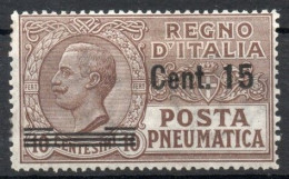 Italie YT Pneumatique 6 Neuf Avec Charnière X MH - Pneumatic Mail