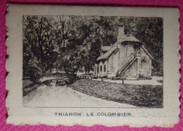 Mini Petit Calendrier De Poche 1936 Trianon Le Colombier  Librairie Piquois Versailles Rue De La Paroisse Yvelines - Formato Piccolo : 1921-40