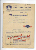 C4786/ Hamburg Stadtparkrennen Motorrad - Meisterschaft 1949 Rennprogramm Heft - Motos