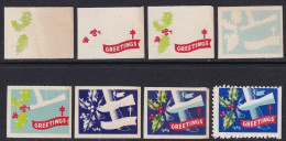 Canada 1949  Christmas Seal Progressive Colour Proof Set MNH** - Vignettes Locales Et Privées