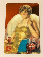 Mint USA UNITED STATES America Prepaid Telecard Phonecard, Coca Cola Lady With A Glass Of Coke $5 Ca, Set Of 1 Mint Card - Collections