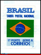 Ref. BR-2407 BRAZIL 1993 - NATIONAL FLAG, MI# 2522,SELF-ADHESIVE MNH, FLAGS 1V Sc# 2407 - Ongebruikt