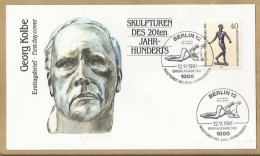 DE.- ERSTTAGSBRIEF. SKULPTUREN DES 20ten JAHR HUNDERTS. GEORG KOLBE. ERSTAUSGABETAG 12.11.1981. BERLIN 12. FDC. - 1981-1990