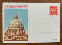 STATO DELLA CITTA' DEL VATICANO  - C.P. 35+35 L. - NUOVO PERFETTO - Entiers Postaux