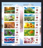 België Duostamp Bloemen MNH ** POSTFRIS ZONDER SCHARNIER SUPERBE - Neufs