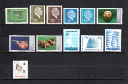 Turquía  1977  .-   Y&T  Nº   2186-2187/2190-2191/2193-2194/2196-2197   ** - Unused Stamps