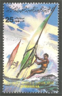 573 Libye Windsurfers Pli En Bas Fold At Bottom MNH ** Neuf SC (LBY-55a) - Water-skiing