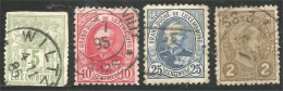 584 Luxembourg 1882-1895- Industrie Commerce Grand Duc Adolphe (LUX-111) - Andere & Zonder Classificatie