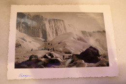 NIAGARA FALLS 1930S CANADA USA WINTER AMERICA 1937 G. FACAOARU - America