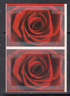 2014 Ireland Love Roses Flowers Self Adhesive  Complete Pair MNH @ BELOW FACE VALUE - Nuovi