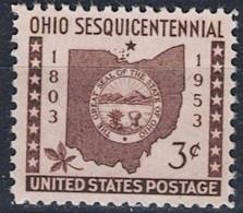 USA -  150 Jahre Staat Ohio (Mi.Nr: 637) 1953 - Postfrisch ** MNH - Neufs