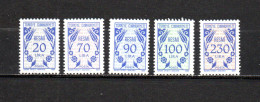 Turquía  1984 .-   Y&T  Nº   171/175   Servicio   ** - Timbres De Service