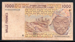 624-Sénégal 1000fr 2001 K010 - Senegal