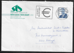Belgium. Stamps Sc. 1516 On Commercial Letter, Sent From Brugge On 6.10.1999 For Kortrijk - 1993-2013 Koning Albert II (MVTM)