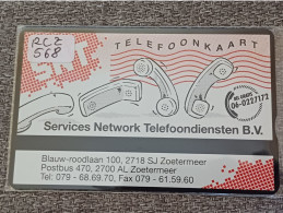 NETHERLANDS - RCZ568 - Service Network Telefoondienst Bv - TELEPHONE - 4.300EX. - Privadas