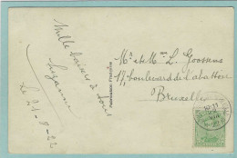 Postkaart Met Sterstempel OPHAIN-BOIS-SEIGNEUR-ISAAC - 1922 - Cachets à étoiles