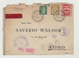 BUSTA SENZA LETTERA - ESTERA DA GERMANIA VIAGGIATA VERSO ROMA NEL 1943 WW2 - Marcophilie (Avions)