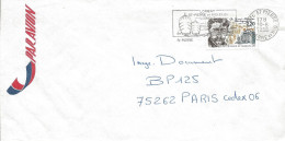 Saint Pierre Et Miquelon LSC YT 488 Louis Thomas 10/08/88. Flamme Transat SPL Lorient - Lettres & Documents