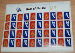 EASDALE ISLAND SCOTLAND, Year Of The Rat, Chinese New Year, Miniature Sheet, MNH** - Chinees Nieuwjaar