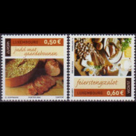 LUXEMBOURG 2005 - Scott# 1162-3 Europa-Foods Set Of 2 MNH - Ongebruikt