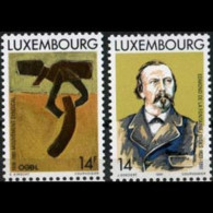 LUXEMBOURG 1991 - Scott# 855-6 Labor Union Set Of 2 MNH - Unused Stamps