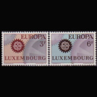 LUXEMBOURG 1967 - Scott# 449-50 Europa Set Of 2 MNH - Neufs