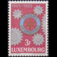 LUXEMBOURG 1965 - Scott# 417 Rotary Intl.60th. Set Of 1 MNH - Neufs