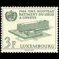 LUXEMBOURG 1965 - Scott# 434 WHO Headquarters Set Of 1 MNH - Neufs
