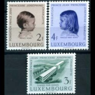 LUXEMBOURG 1957 - Scott# 326-8 Children Clinic Set Of 3 MNH - Ungebraucht