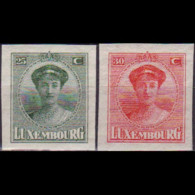 LUXEMBOURG 1922 - Scott# 149-50 Duchess-Exhib. Set Of 2 MNH - 1895 Adolphe Right-hand Side