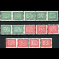 LUXEMBOURG 1946 - Scott# J23-36 Numeral Set Of 14 MNH - Ungebraucht