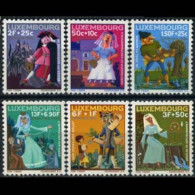LUXEMBOURG 1966 - Scott# B252-7 Fairy Tales Set Of 6 MNH - Neufs