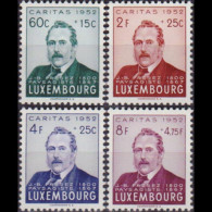 LUXEMBOURG 1952 - Scott# B170-3 Painter Fresez Set Of 4 LH - Ungebraucht