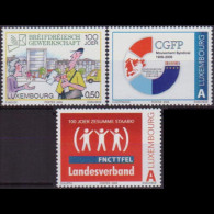 LUXEMBOURG 2009 - Scott# 1263-5 Events Set Of 3 MNH - Unused Stamps