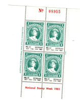Australia 1981 National Stamp Week  Mini Sheet, Mint - Ongebruikt