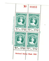 Australia 1981 National Stamp Week  Mini Sheet, Mint - Mint Stamps