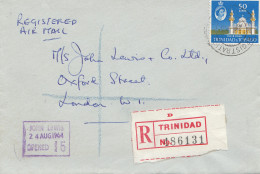 Trinidad & Tobago: Regitered 1964 To London - Trinité & Tobago (1962-...)