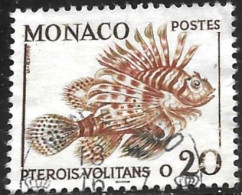 TIMBRE N° 542 -  PTEROIS VOLITANS          -   OBLITERE  -  1960 / 1965 - Usati