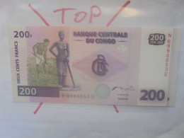 CONGO 200 FRANCS 2000 Neuf (B.33) - Demokratische Republik Kongo & Zaire