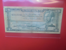 ETHIOPIE 1$ 1966 Circuler (B.33) - Ethiopie