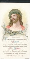 Image Pieuse Ancienne * Chromo Jésus Couronne D'épine  - Faites Que Je Pleure Pieusement Avec Vous... K.F.&Z - Devotieprenten