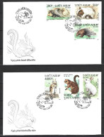 VIETNAM. N°1318-23 De 1992 Sur 2 Enveloppes 1er Jour. Les Rongeurs. - Rodents