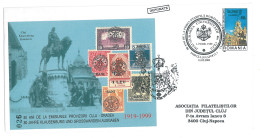 COV 91 - 3038 80 Years Since The First Romanian Cancellation From Transylvania,  Romania - Cover - Used - 2000 - Paketmarken