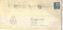 BARCELONA FRONTAL CON RODILLO 1975 ASOCIACION DE QUIMICOS CHEMICAL - Scheikunde