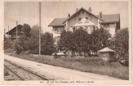 La Clé Des Champs Près De Mézières, Ligne De Tramway (aujourd'hui Disparu.)21.VI.1923 - Mézières